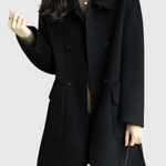 Aveline Timeless Double-Breasted Wool Overcoat