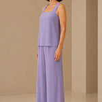 Graceful Mother of the Bride Chiffon Pant Suit