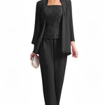 Elegant 3-Piece Formal Pant Suit