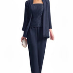 Elegant 3-Piece Formal Pant Suit