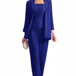 Elegant 3-Piece Formal Pant Suit