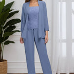 Elegant 3-Piece Formal Pant Suit