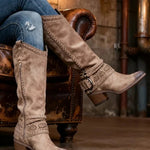 Sloane | Slouched Harness Boots