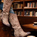 Sloane | Slouched Harness Boots