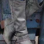 Sloane | Slouched Harness Boots