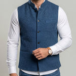 KZZ Men's Herringbone Vest