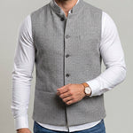 KZZ Men's Herringbone Vest