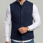 KZZ Men's Herringbone Vest