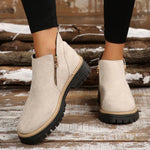 Liliana | Beige Ankle Boots