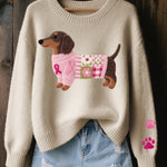Bailey | Cozy Dog Lover Knit Sweater