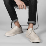 Men's Textured Derby Shoes | Refined Smart-Casual Fit