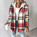 Elise | Lined Hooded Overshirt