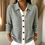 Kirsten | Striped Knit Cardigan