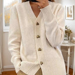 Adele | Elegant Cardigan with Heart-Shaped Buttons