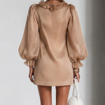Annabel | Ruffled Puff-Sleeve Mini Dress