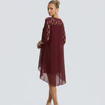 Ava Harrington | Mesh Sleeve Cape Mini Dress For Women