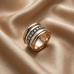 Vintage Chunky Layered Gold Ring