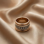 Vintage Chunky Layered Gold Ring