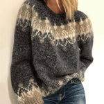 Eugenia | Retro Icelandic Knit Sweater