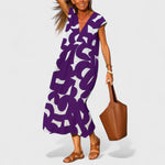 Abigail | Flowing V-Neck Dress