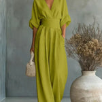 Chiara | Fluid Long Jumpsuit with Print