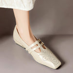 Marisol™ | Brogued Dual-Strap Mary Jane Pump