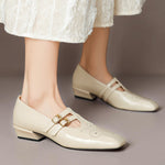 Marisol™ | Brogued Dual-Strap Mary Jane Pump