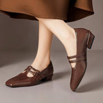 Marisol™ | Brogued Dual-Strap Mary Jane Pump