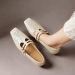 Marisol™ | Brogued Dual-Strap Mary Jane Pump