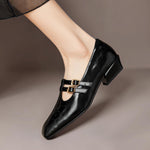 Marisol™ | Brogued Dual-Strap Mary Jane Pump