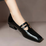 Marisol™ | Brogued Dual-Strap Mary Jane Pump