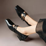 Marisol™ | Brogued Dual-Strap Mary Jane Pump