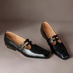 Marisol™ | Brogued Dual-Strap Mary Jane Pump
