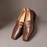 Marisol™ | Brogued Dual-Strap Mary Jane Pump