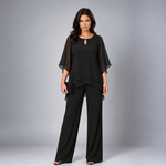 Vivienne | Elegant Chiffon Three-Piece Set