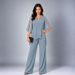 Vivienne | Elegant Chiffon Three-Piece Set