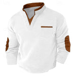 Beckett | Textured Long-Sleeve Henley Shirt