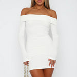 Elise Laurent | Off Shoulder Mini Dress For Women