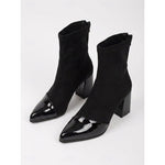 Bernadette | Sleek Cap-Toe Ankle Boots