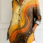 Astrid | Wave print blouse