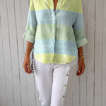 Filippa | Pastel Plaid Blouse