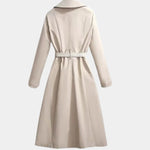 Evelyn | Women's Belted Classic Midi Trench Coat