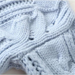 Amelia - Women's Cable Knit Sweater Turtleneck Loose-Fit Pullover