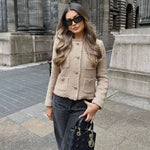 Celine | Cropped Collarless Jacket