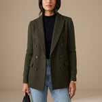 Primrose | Double-Breasted Soft-Sleeve Blazer