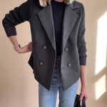 Primrose | Double-Breasted Soft-Sleeve Blazer