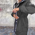 Aria | Women's Hooded Drawstring Midi Parka Coat