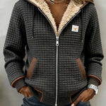 Silvana™ | Sherpa-Lined Quilted Zip-Up Hooded Jacket
