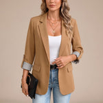 Johanna | Rollable-Sleeve Soft-Tailored Blazer