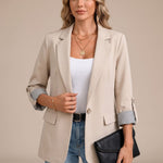 Johanna | Rollable-Sleeve Soft-Tailored Blazer